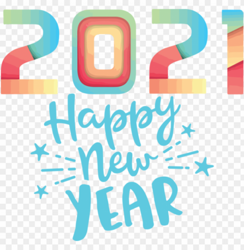 New Year Logo Line Meter for Happy New Year 2021 for New Year Isolated Graphic on Clear PNG