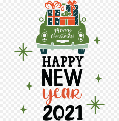 New Year Logo Symbol Line for Happy New Year 2021 for New Year Free PNG download