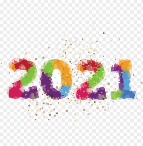 New Year Meter Font Design for Happy New Year 2021 for New Year Isolated Graphic on HighQuality Transparent PNG