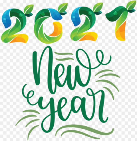 New Year New Year Christmas Day Holiday for Happy New Year 2021 for New Year ClearCut Background PNG Isolated Element