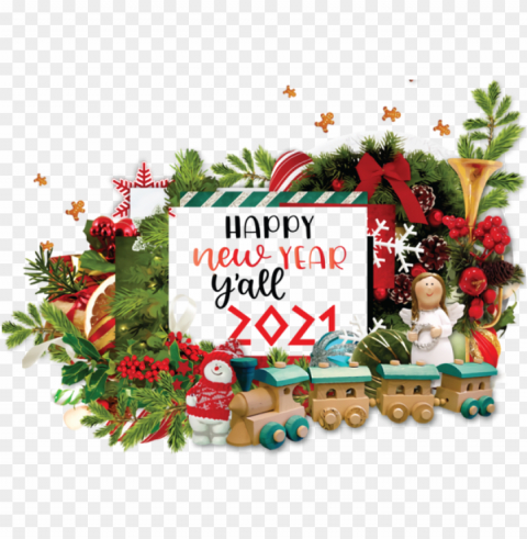 New Year Picture frame Christmas Day for Happy New Year 2021 for New Year High-resolution PNG