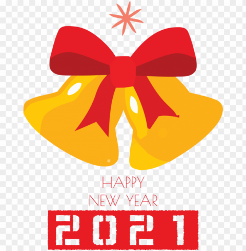 New Year Poster Video clip Design for Happy New Year 2021 for New Year Free PNG images with alpha channel set