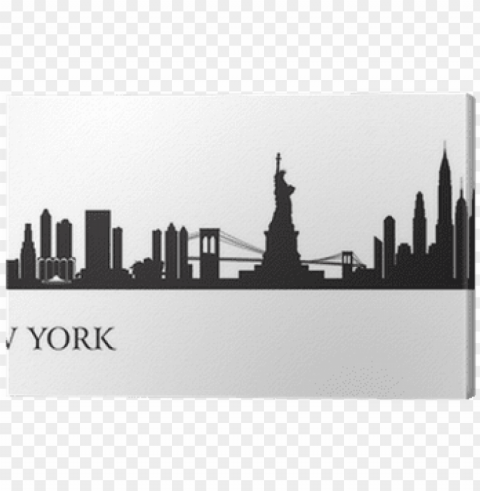 new york city silhouette Isolated Element on HighQuality Transparent PNG PNG transparent with Clear Background ID 4a3e8e38