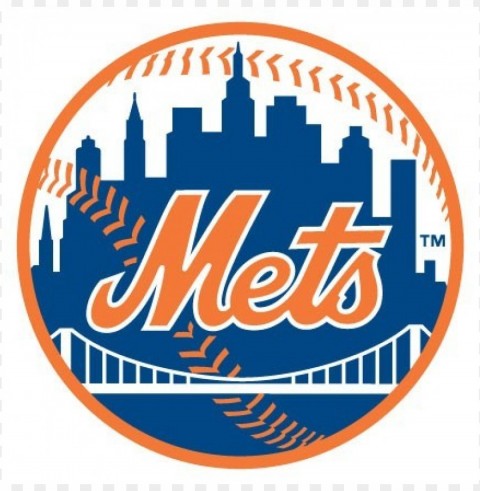 new york mets team vector logo Isolated Illustration in HighQuality Transparent PNG