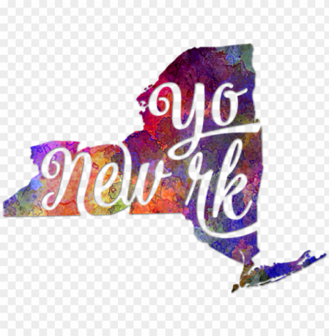 new york state shape watercolor PNG transparent images mega collection