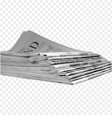 newspapers stack PNG with alpha channel