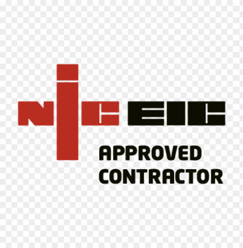 niceic vector logo free PNG Image Isolated on Clear Backdrop