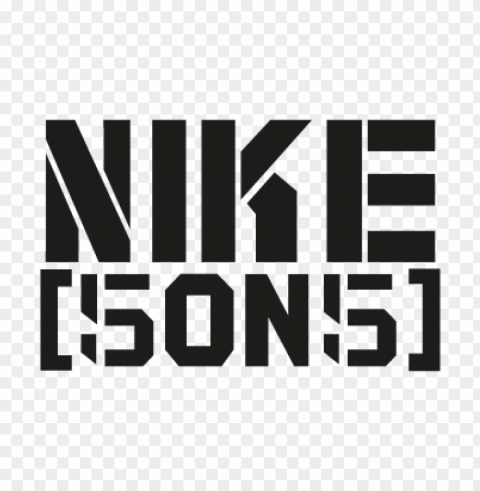 nike 5on5 vector logo download free PNG Graphic Isolated on Clear Background Detail