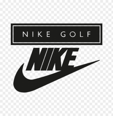 nike golf black vector logo free PNG files with no backdrop wide compilation