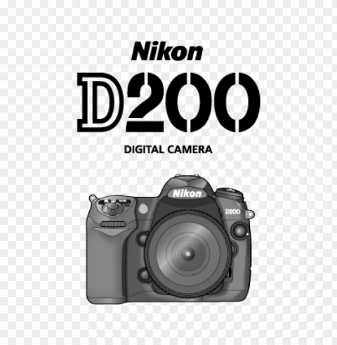nikon d200 vector logo download free PNG for mobile apps