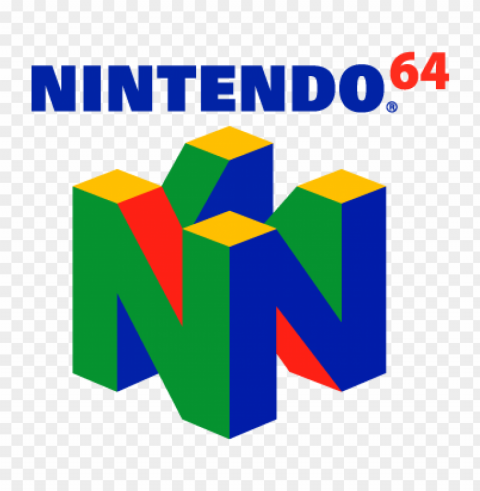 nintendo 64 logo vector free download Transparent background PNG stock