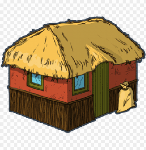 nipa hut PNG images with alpha transparency free