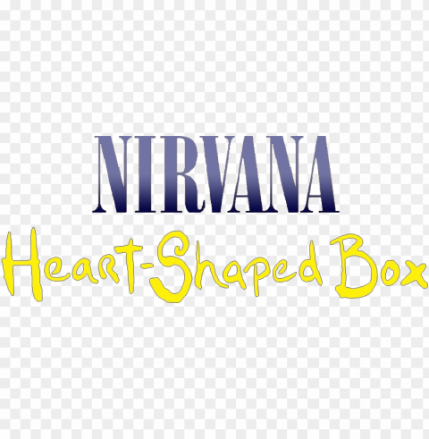 nirvana heart shaped box PNG transparent backgrounds