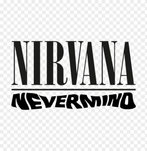 nirvana nevermind vector logo PNG Image with Isolated Graphic