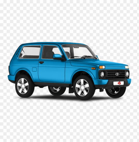 niva cars image Transparent Background Isolated PNG Character