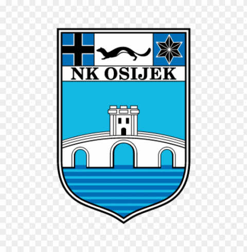 nk osijek vector logo CleanCut Background Isolated PNG Graphic