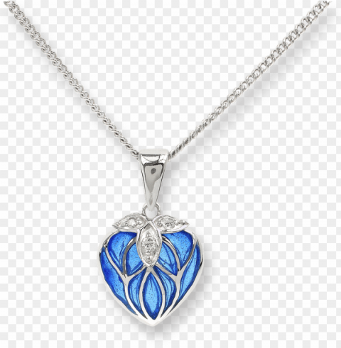 nle barr designs sterling silver heart necklace HighResolution Transparent PNG Isolated Graphic