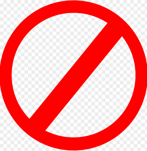 no sign HighResolution PNG Isolated on Transparent Background images Background - image ID is 817db2df