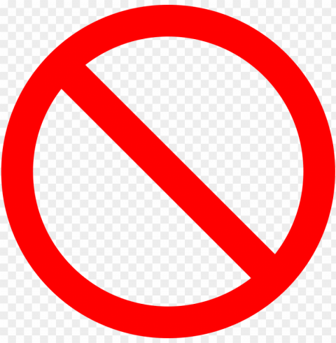 no sign HighResolution Transparent PNG Isolated Graphic images Background - image ID is f7b75505