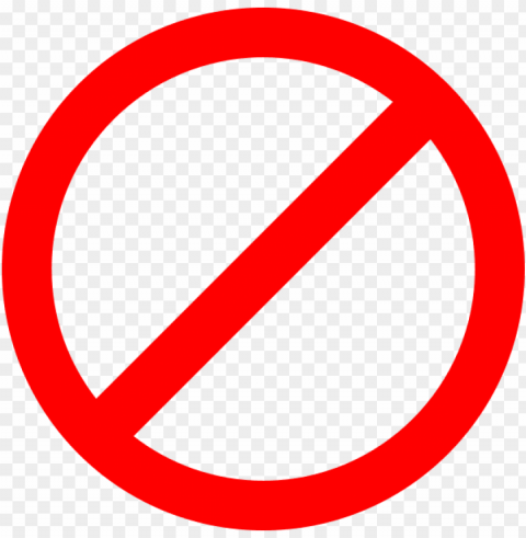 no sign Isolated Artwork on Clear Transparent PNG images Background - image ID is 5f8e58f9