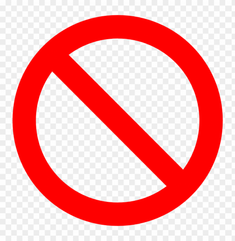 no sign png Isolated Artwork on Transparent Background images Background - image ID is 0d933ae3