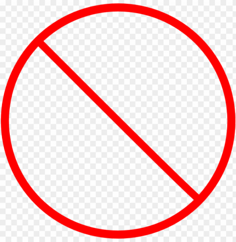 no sign Isolated Design Element in Transparent PNG images Background - image ID is 0939bf50