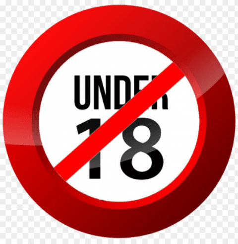 no under 18 restriction Isolated Artwork on HighQuality Transparent PNG