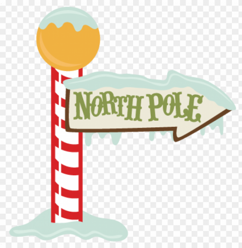 north pole sign santa claus PNG images with alpha channel selection