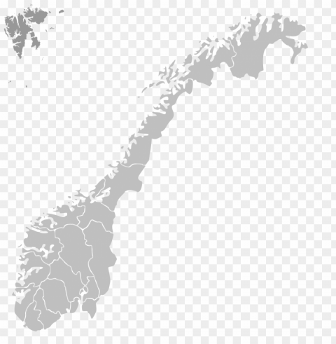 norway map Clear Background PNG Isolated Graphic Design