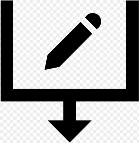 notepencil icon - modified data icon Isolated Artwork with Clear Background in PNG