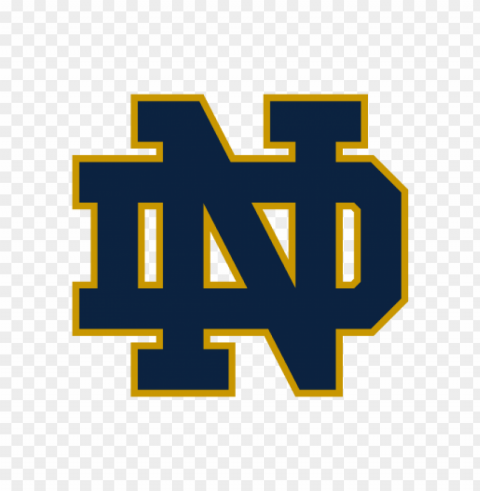 notre dame fighting irish logo vector PNG Isolated Illustration with Clear Background