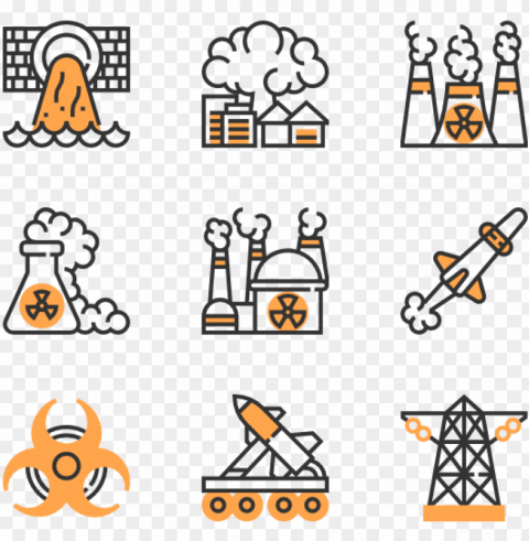 nuclear 30 icons view all 3 icon - icon PNG Image with Isolated Transparency