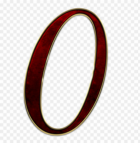 Number 0 Red PNG Images With No Background Essential