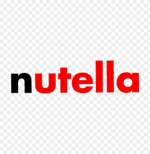 nutella company vector logo PNG Isolated Object with Clarity