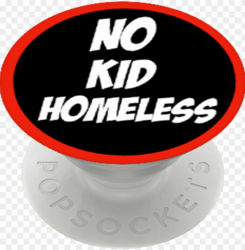 o kid homeless popsockets - circle Isolated Element in Clear Transparent PNG
