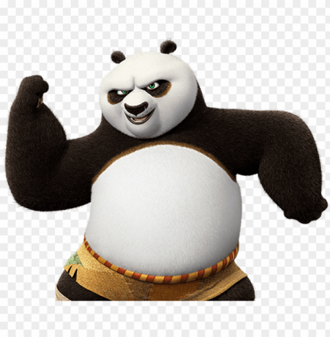 o kung fu panda - kung fu panda with no Clear Background Isolation in PNG Format