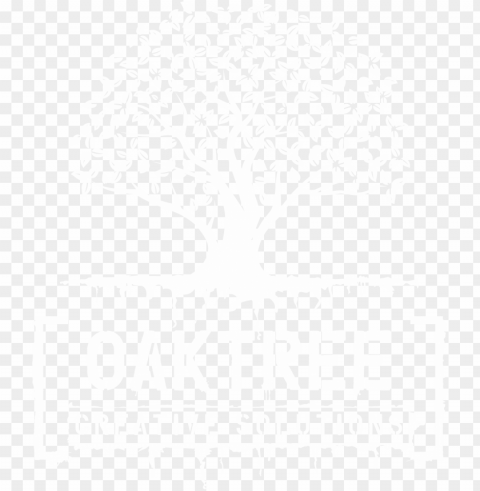 oaktree creative - oak tree logo desi Isolated Item with Clear Background PNG