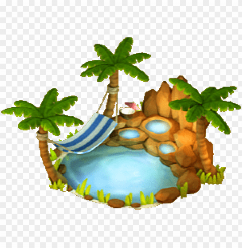 oasis PNG Graphic with Clear Isolation