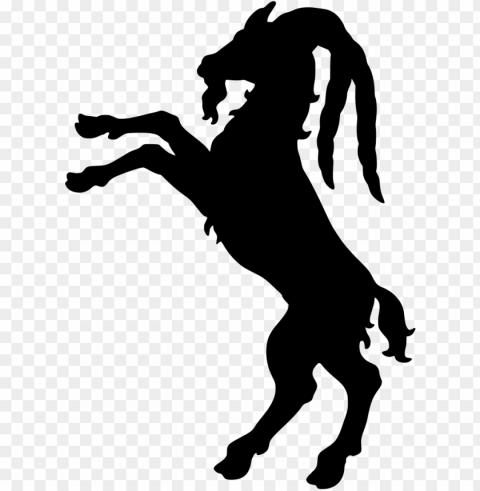 oat svg jumping - billy goat silhouette Transparent PNG Isolated Illustrative Element