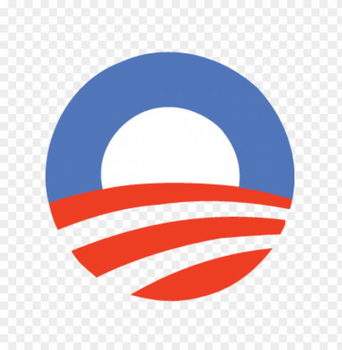 obama 2012 logo vector free download Isolated Design on Clear Transparent PNG