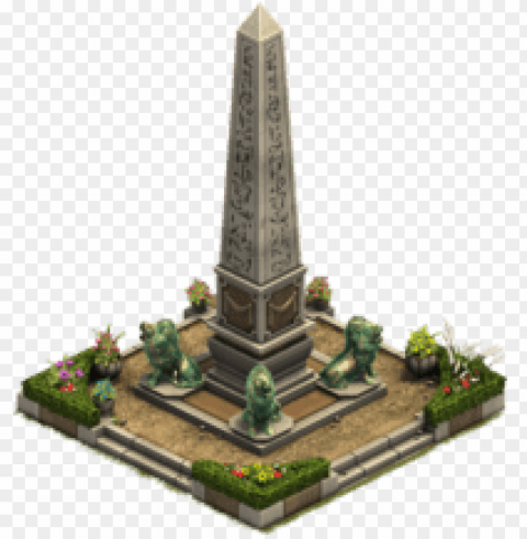 obelisk garden forge of empires PNG Object Isolated with Transparency
