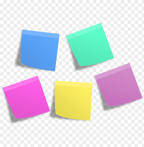 objects - transparent background sticky note HighResolution PNG Isolated Illustration