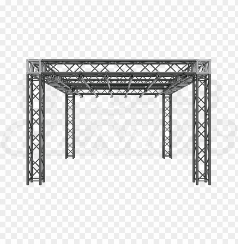 obstacle course monkey bars truss system - trusst 10ft x 10ft goalie post box truss PNG files with no background free