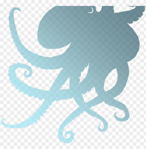 ocean artwork illustration art painting ocean - indigo mastermind octopus marine life throw pillow PNG Image Isolated with Clear Transparency PNG transparent with Clear Background ID 831225be