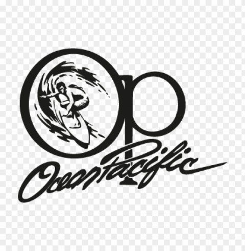 ocean pacific vector logo free Isolated Graphic on HighResolution Transparent PNG