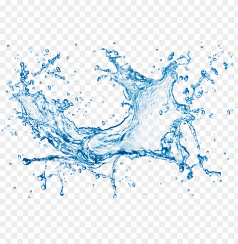 ocean water splash Transparent Background Isolated PNG Art