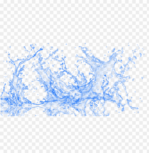 ocean water splash Isolated Graphic Element in HighResolution PNG