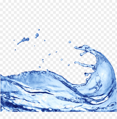 ocean water splash Isolated Graphic in Transparent PNG Format