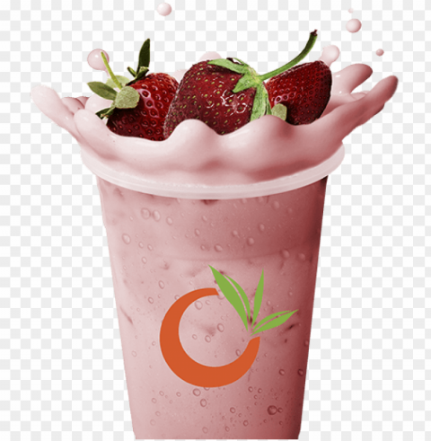 ochaya strawberry milk tea 1 - strawberry bubble tea Transparent PNG images for graphic design