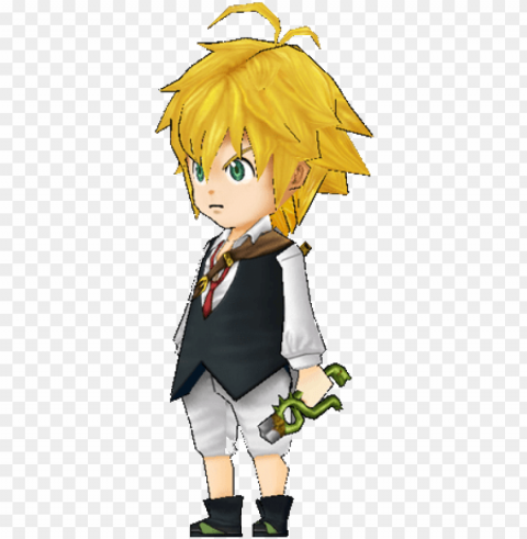 ocket knight meliodas 3d model - the seven deadly sins PNG with no background diverse variety